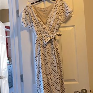 Gorgeous Dotted Wrap Dress
